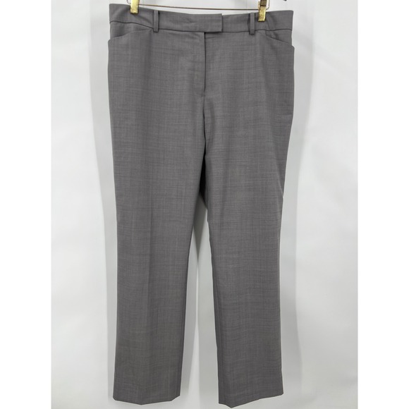 Brooks Brothers Pants - Brooks Brothers‎ 346 Caroline Fit Gray Wool Blend Dress Pants Trousers Womens 14